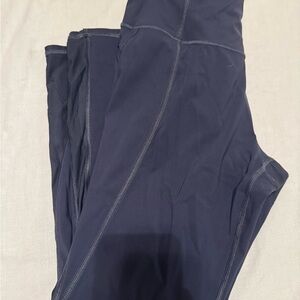 Athleta lightning Midnight Blue 7/8 Tights